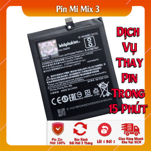Pin Webphukien cho Xiaomi Mi Mix 3  Việt Nam BM3K - 3200mAh 
